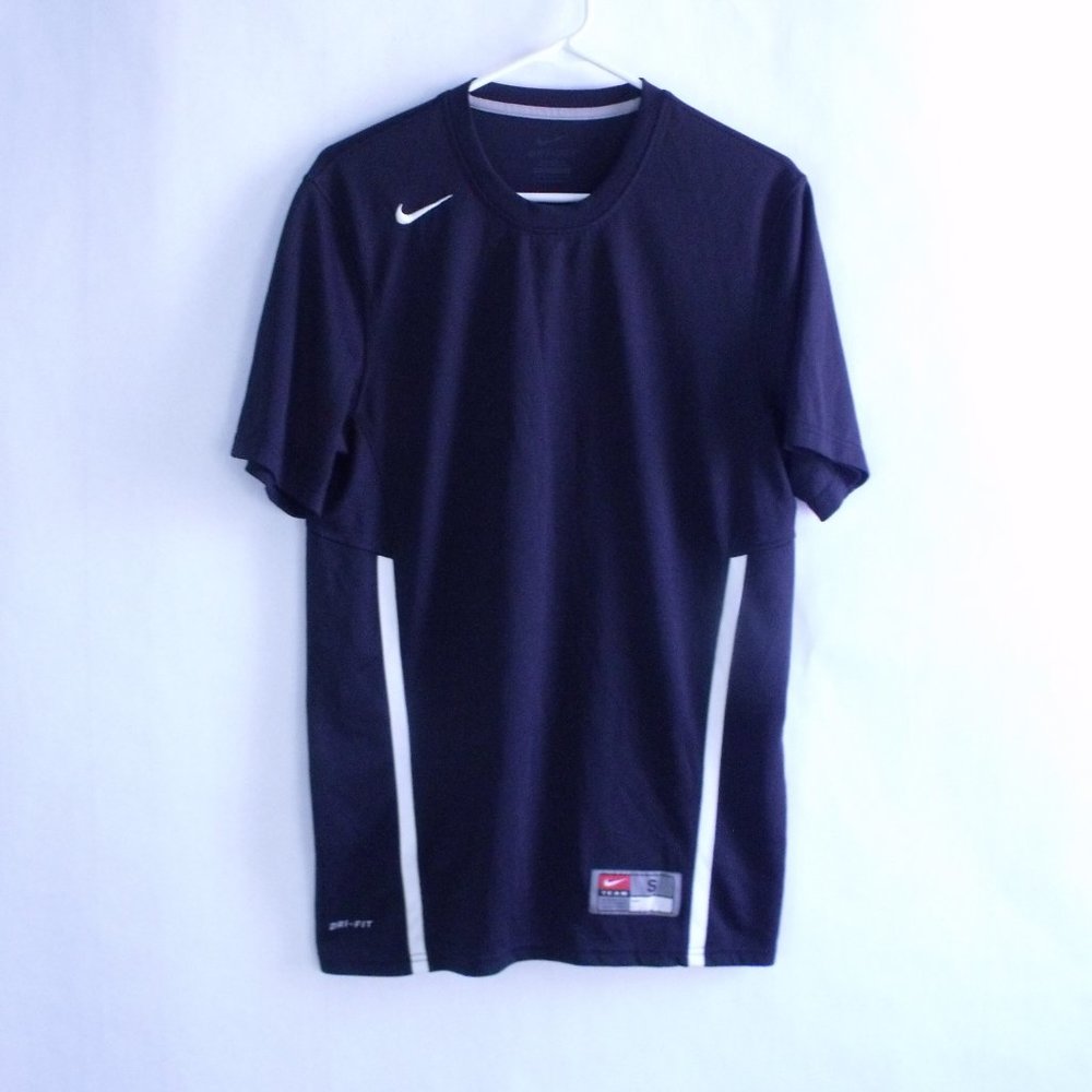Nike Team Rally 2.0 Crew Dri Fit Black Shirt